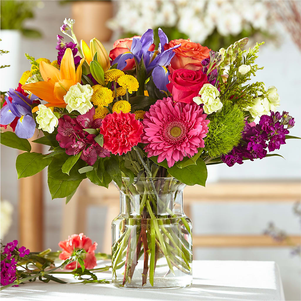 Bold & Bright – A Florist Original – Still Blooming, Santa Fe TX