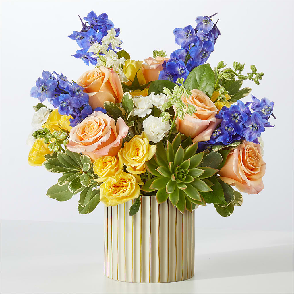 Cobalt Reverie Bouquet – Still Blooming, Santa Fe TX