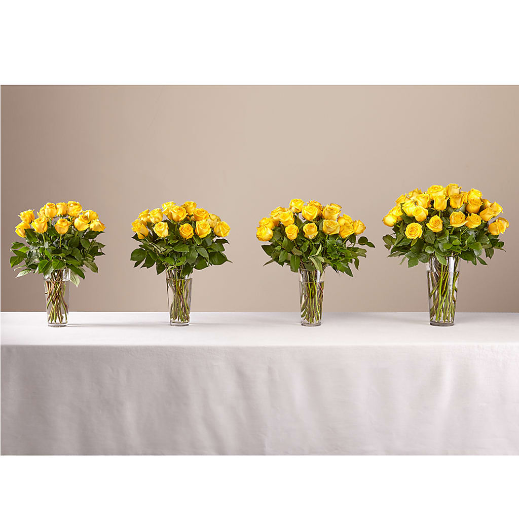 Long Stem Yellow Rose Bouquet – Still Blooming, Santa Fe TX