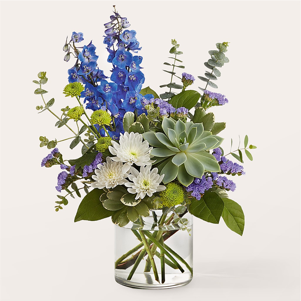 Cerulean Waves Bouquet – Still Blooming, Santa Fe TX