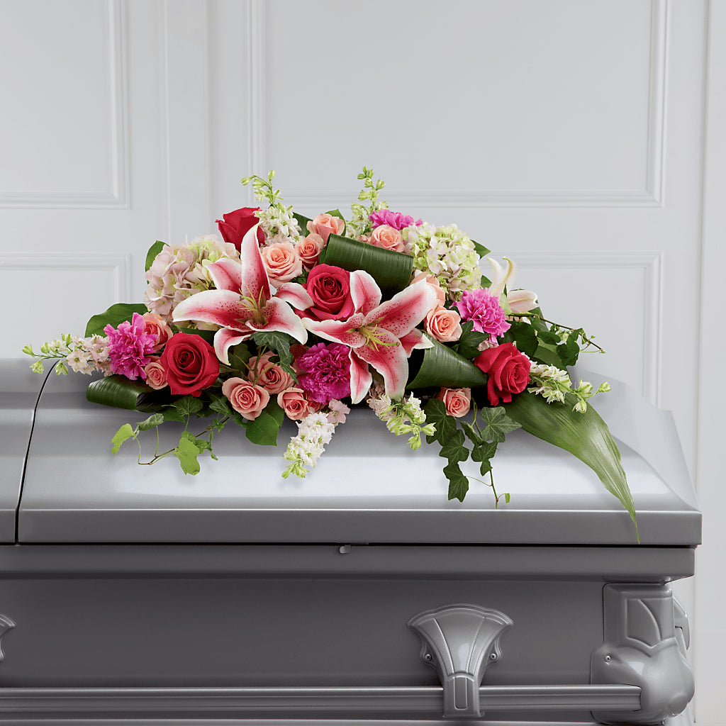 Splendid Grace Casket Spray – Still Blooming, Santa Fe TX