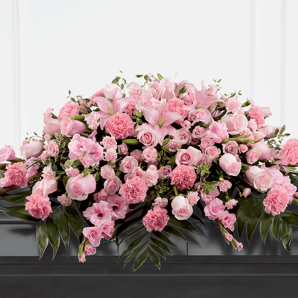 Garden of Comfort Casket Spray (Standard) – Still Blooming, Santa Fe TX