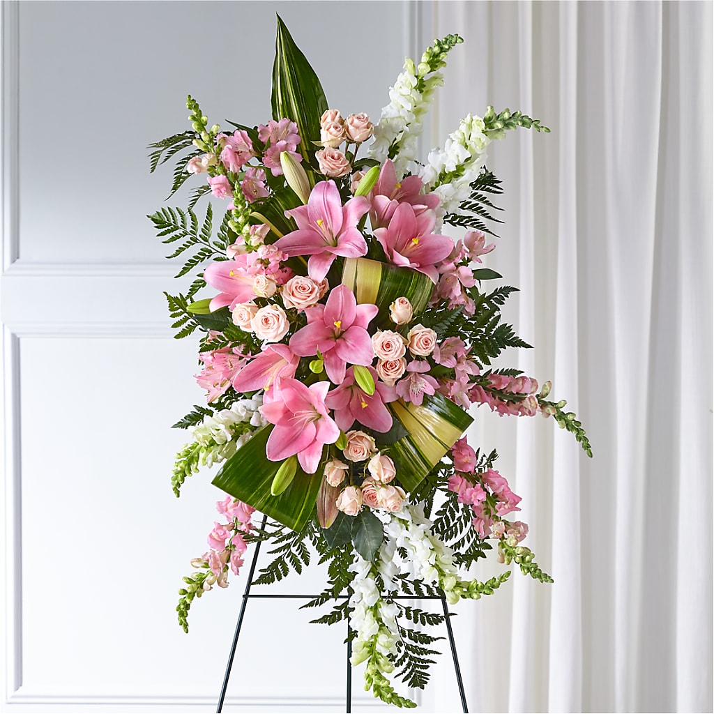 Elegant Embrace Standing Spray – Still Blooming, Santa Fe TX