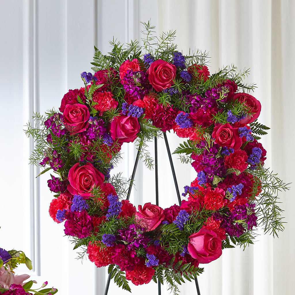 Calming Colors Wreath – Still Blooming, Santa Fe TX