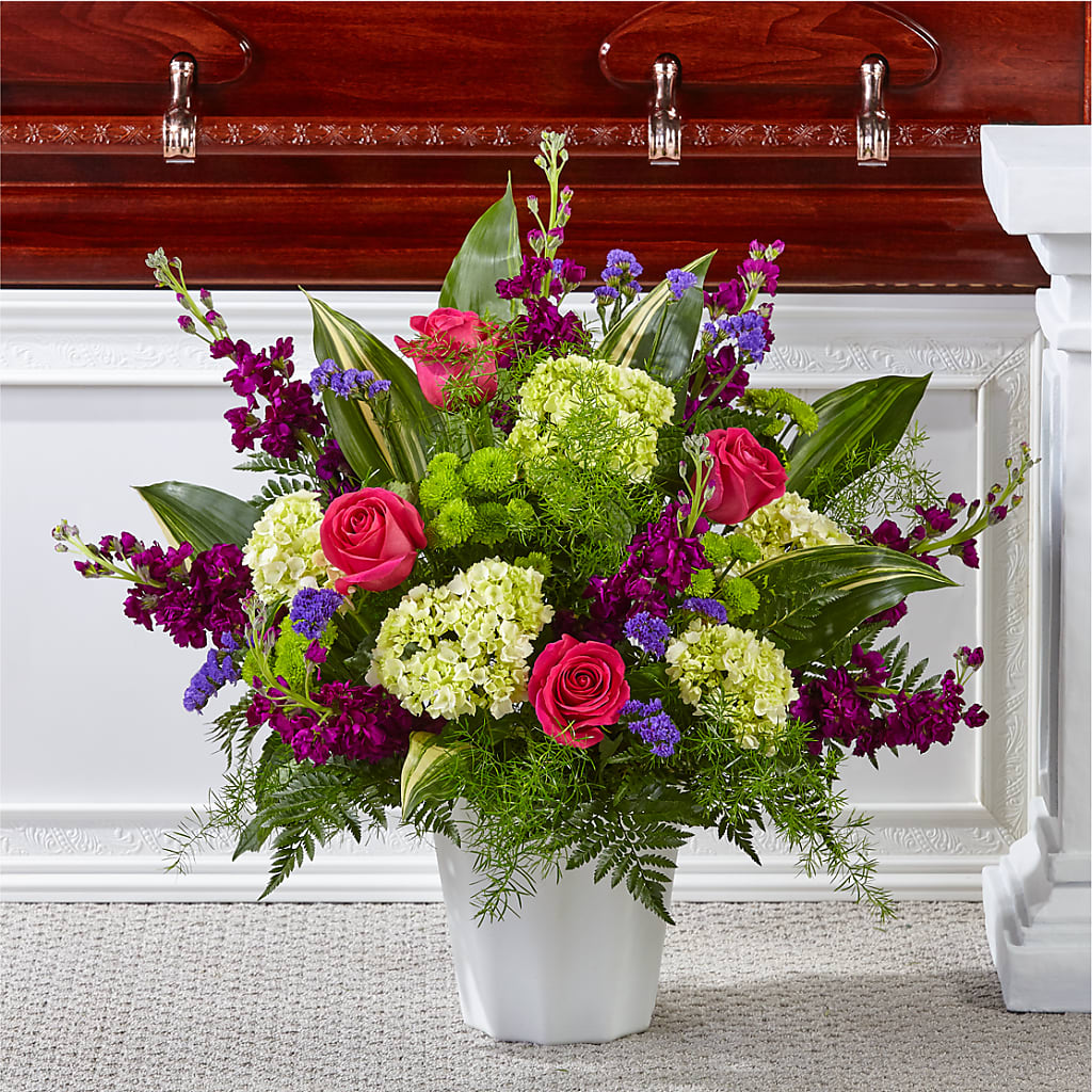 Beautiful Horizons Floor Basket – Still Blooming, Santa Fe TX