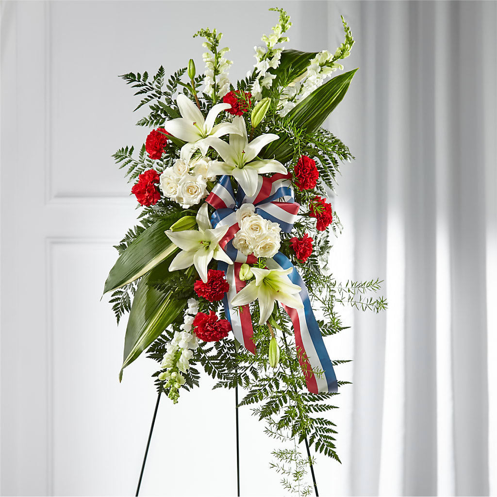 Stars of Life Standing Spray – Still Blooming, Santa Fe TX