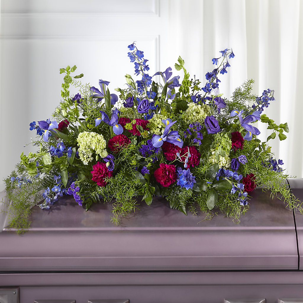 Always Treasured Casket Spray – Still Blooming, Santa Fe TX