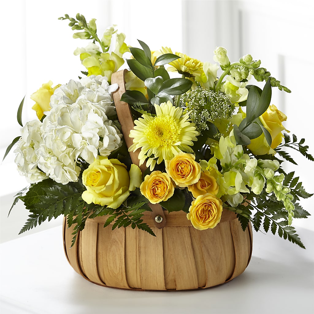 Rustic Remembrance Basket – Still Blooming, Santa Fe TX