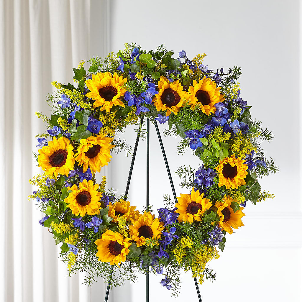 Bright Rays Wreath – Still Blooming, Santa Fe TX