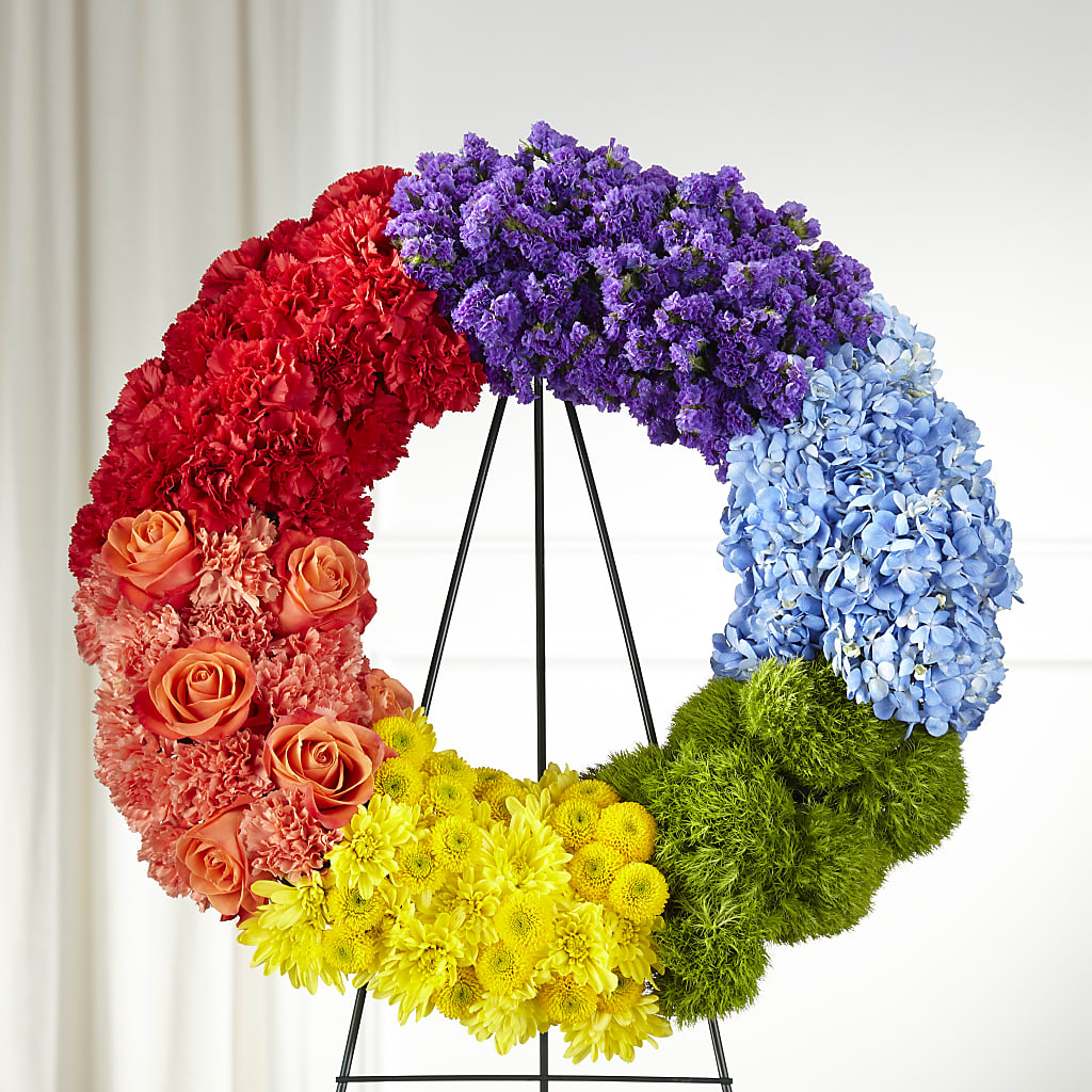 Circle of Love Wreath – Still Blooming, Santa Fe TX