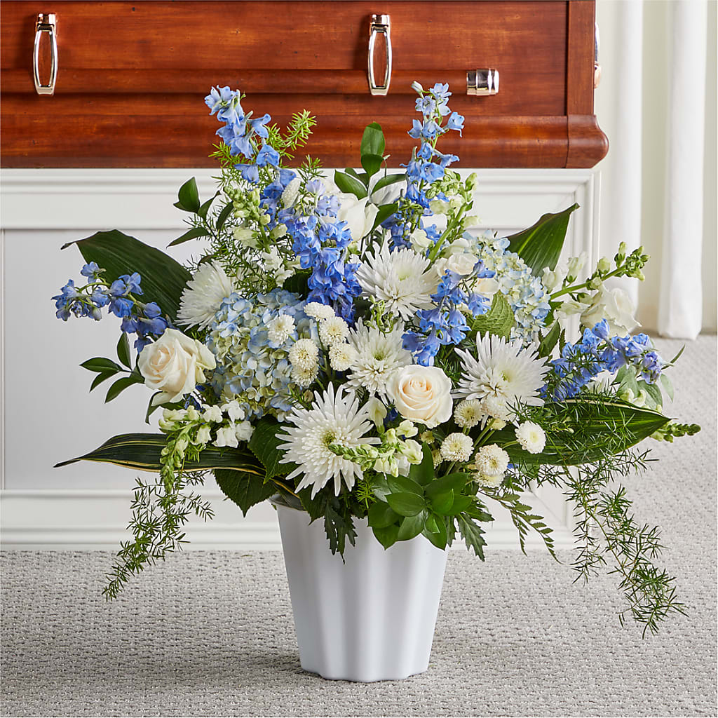 Everlasting Memories Floor Basket – Still Blooming, Santa Fe TX