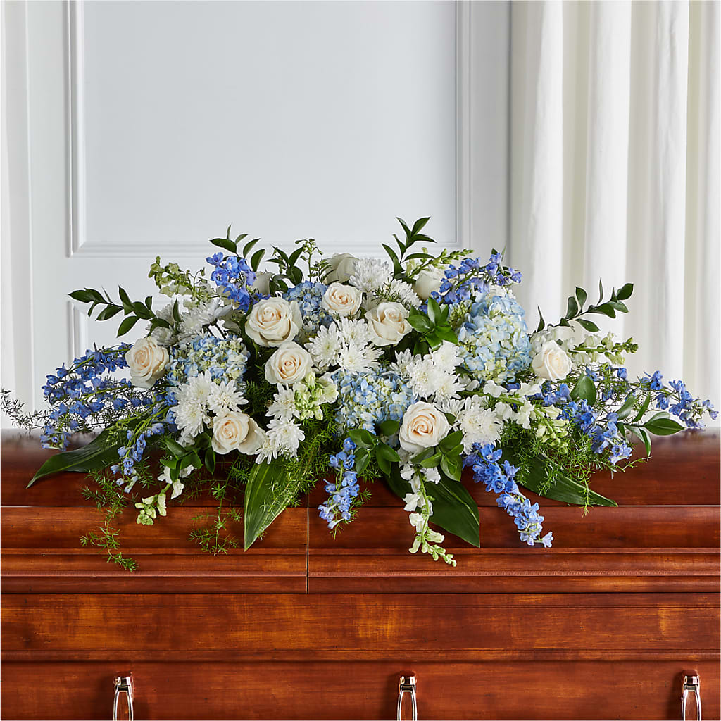 Timeless Essence Casket Spray – Still Blooming, Santa Fe TX