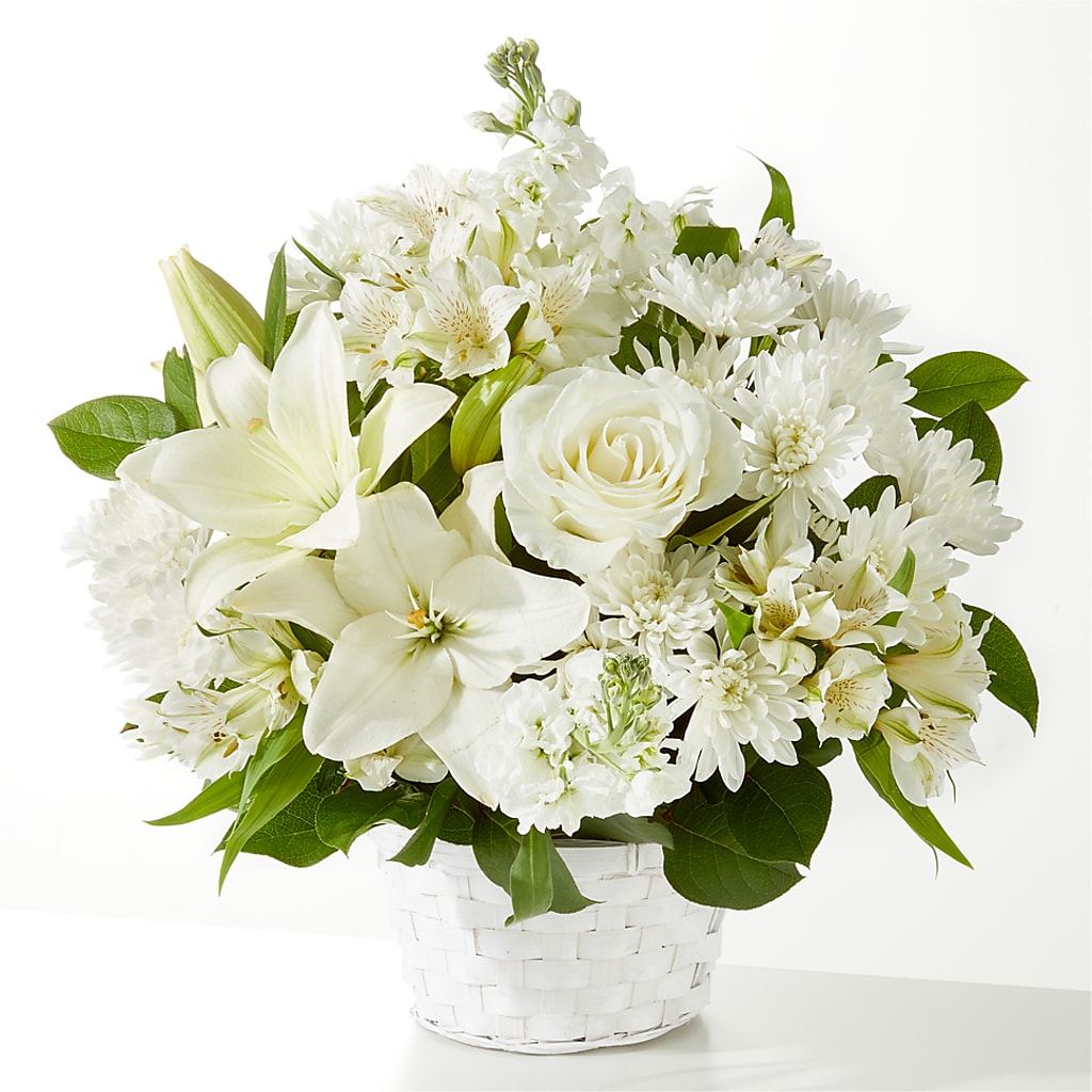 Peaceful Reflections Arrangement – Still Blooming, Santa Fe TX