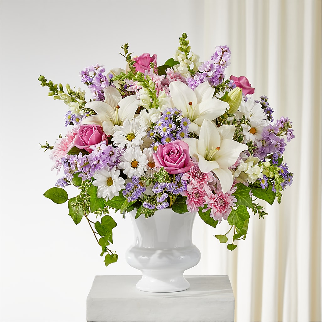 Remarkable Life Urn Arrangement – Still Blooming, Santa Fe TX