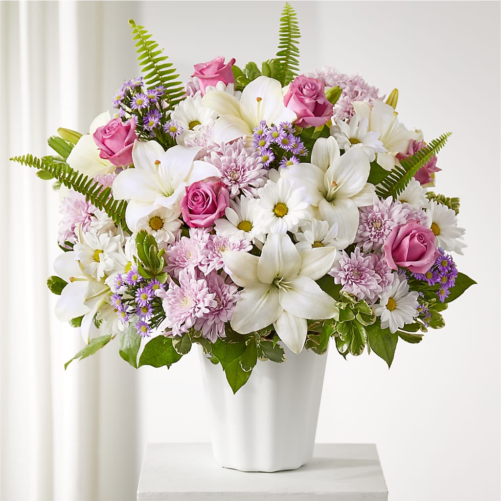 Warmest Thoughts Tabletop Basket – Still Blooming, Santa Fe TX