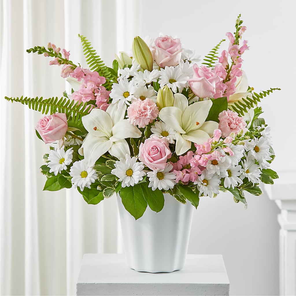 Soft Touch Tabletop Basket – Still Blooming, Santa Fe TX