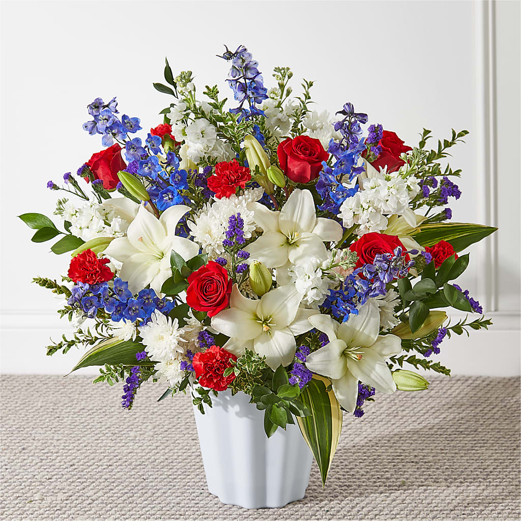 Consoled Floor Basket – Still Blooming, Santa Fe TX