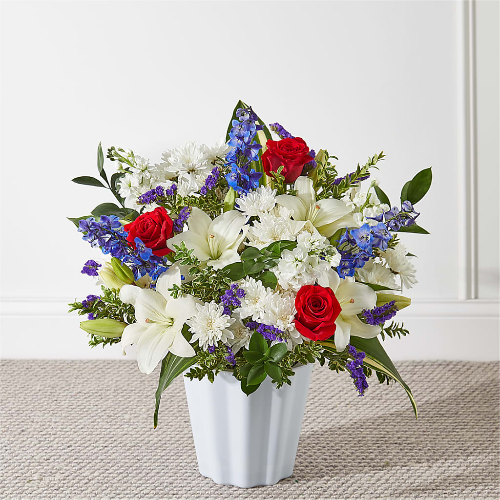 Consoled Floor Basket – Still Blooming, Santa Fe TX