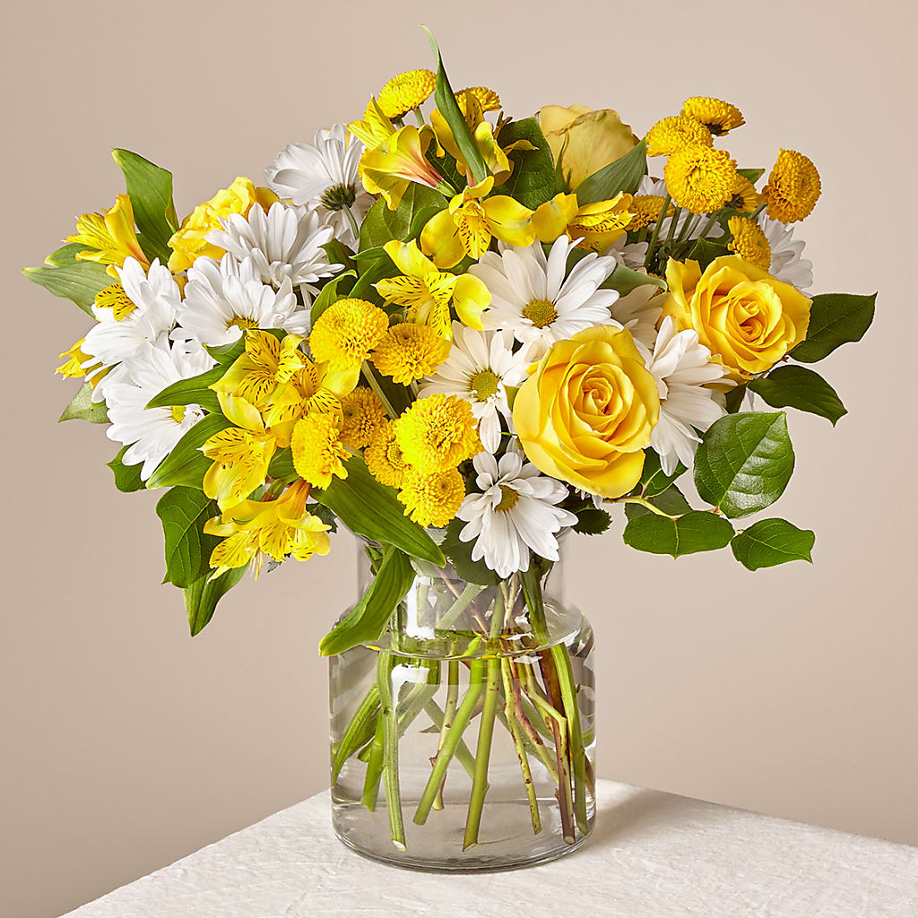 Sunny Sentiments Bouquet – Still Blooming, Santa Fe TX