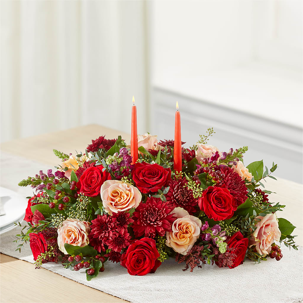 Most Thankful Centerpiece – Still Blooming, Santa Fe TX