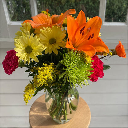 Bold & Bright – A Florist Original –  Still Blooming, Santa Fe TX