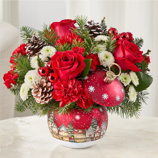 Christmas Carols Ornament –  Still Blooming, Santa Fe TX