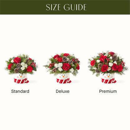 Jolly Snowman Bouquet –  Still Blooming, Santa Fe TX