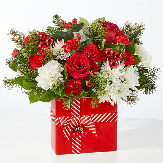 Presents Under the Tree Bouquet –  Still Blooming, Santa Fe TX