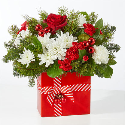 Presents Under the Tree Bouquet –  Still Blooming, Santa Fe TX