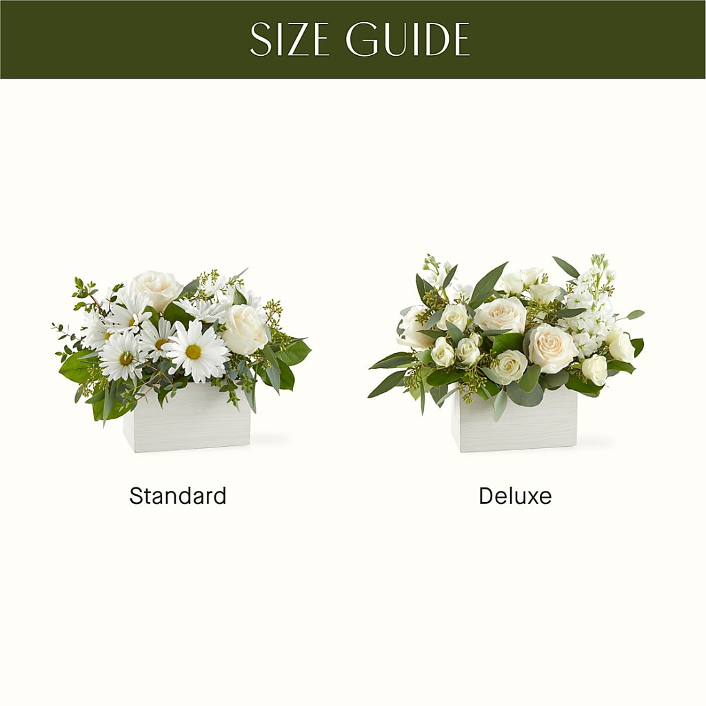Fresh Linen Box Bouquet –  Still Blooming, Santa Fe TX