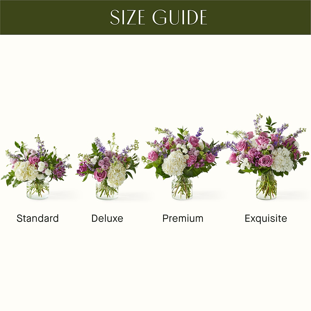 Violet Caress Bouquet –  Still Blooming, Santa Fe TX