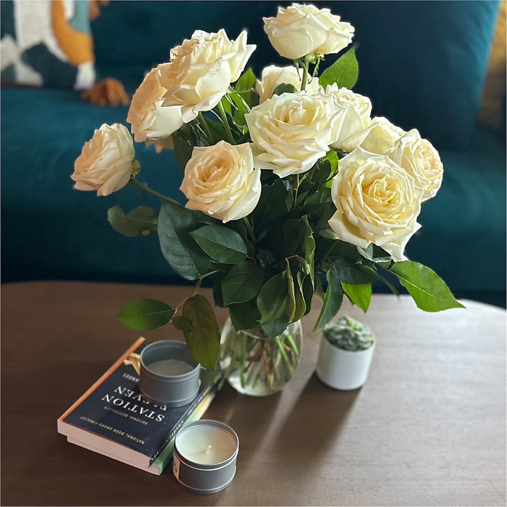 Long Stem Yellow Rose Bouquet –  Still Blooming, Santa Fe TX