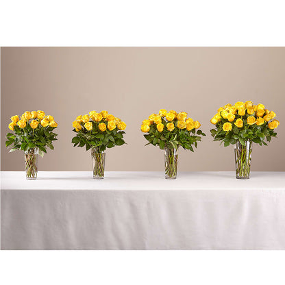 Long Stem Yellow Rose Bouquet –  Still Blooming, Santa Fe TX