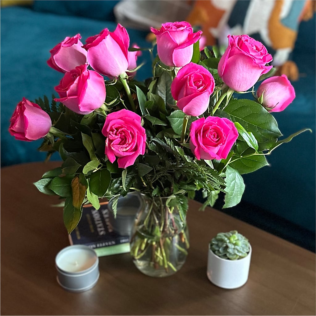 Long Stem Pink Rose Bouquet –  Still Blooming, Santa Fe TX