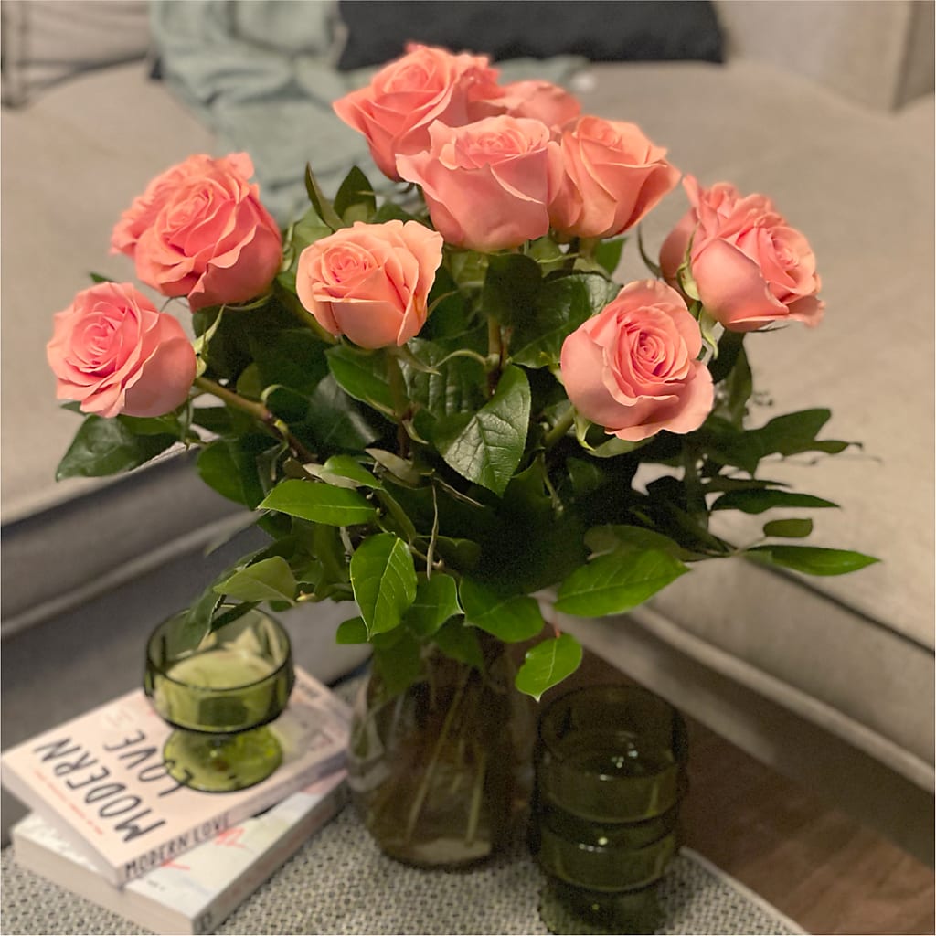 Long Stem Pink Rose Bouquet –  Still Blooming, Santa Fe TX