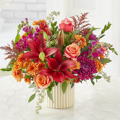 Burgundy Landscape Bouquet –  Still Blooming, Santa Fe TX