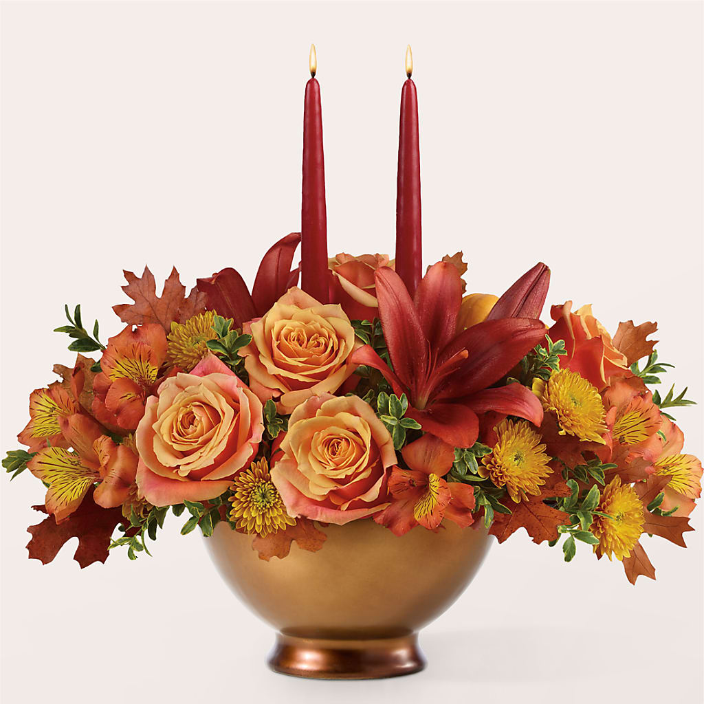 Harvest Table Centerpiece –  Still Blooming, Santa Fe TX
