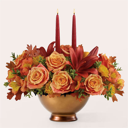 Harvest Table Centerpiece –  Still Blooming, Santa Fe TX