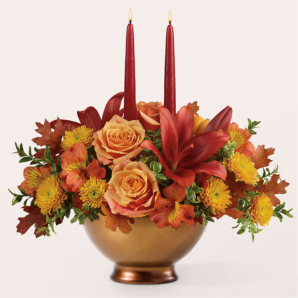 Harvest Table Centerpiece –  Still Blooming, Santa Fe TX