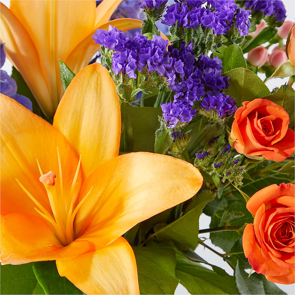 Radiant Citrus Bouquet –  Still Blooming, Santa Fe TX