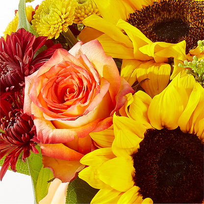 Golden Gourd Pumpkin Bouquet –  Still Blooming, Santa Fe TX