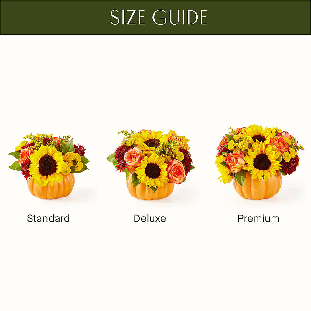 Golden Gourd Pumpkin Bouquet –  Still Blooming, Santa Fe TX