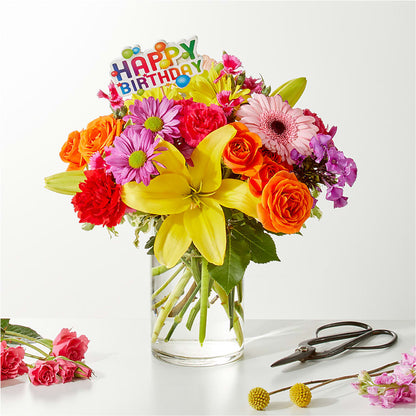 Cue the Confetti - A Florist Original –  Still Blooming, Santa Fe TX