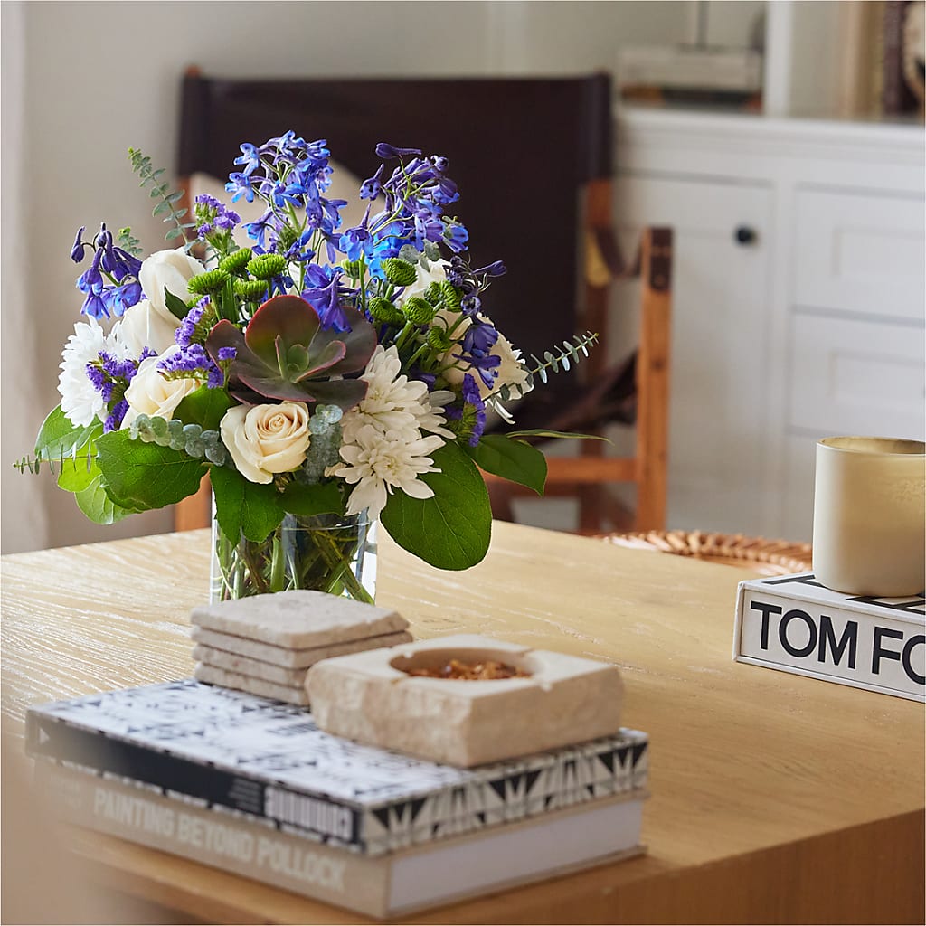 Cerulean Waves Bouquet –  Still Blooming, Santa Fe TX
