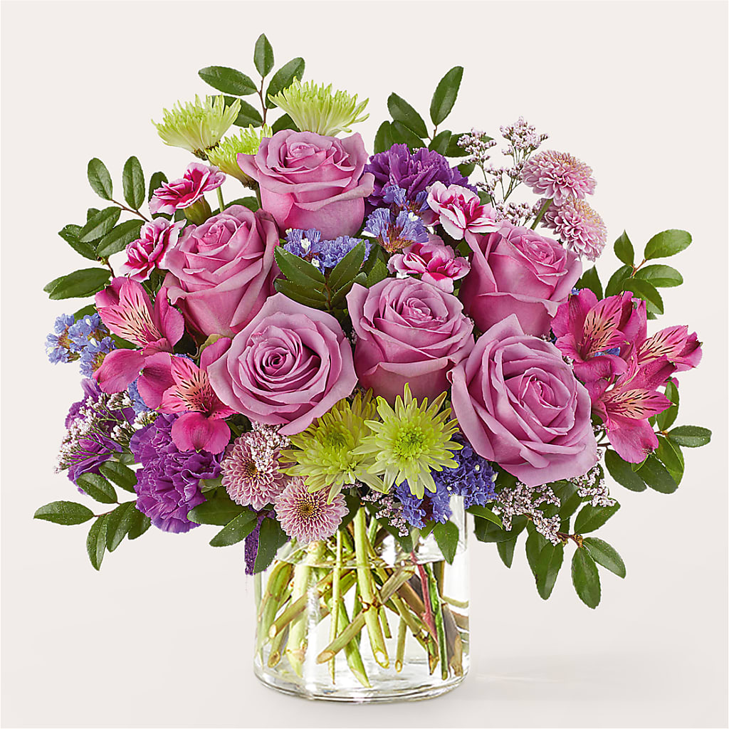 Glass Half Full Bouquet –  Still Blooming, Santa Fe TX