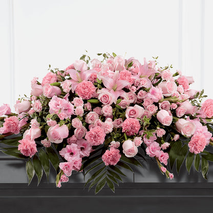 Garden of Comfort Casket Spray (Standard) –  Still Blooming, Santa Fe TX