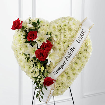 Heartfelt Hero Standing Heart –  Still Blooming, Santa Fe TX