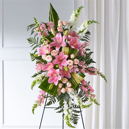 Elegant Embrace Standing Spray –  Still Blooming, Santa Fe TX