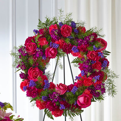 Calming Colors Wreath –  Still Blooming, Santa Fe TX
