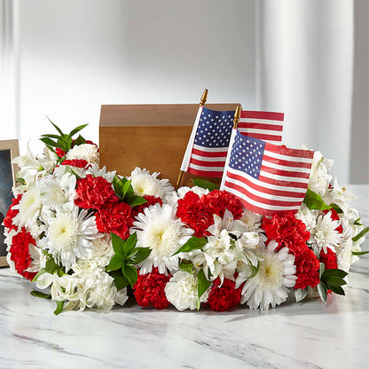 Spirit of Patriotism Cremation Adornment –  Still Blooming, Santa Fe TX